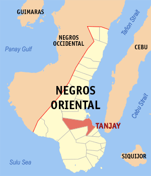 LMap of Tnajay, Negros Oriental