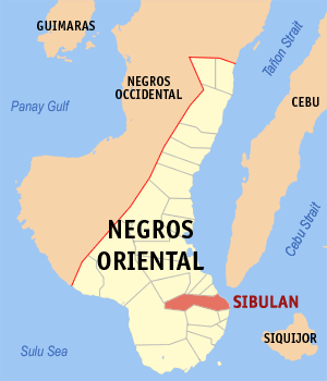 Sibulan locator map