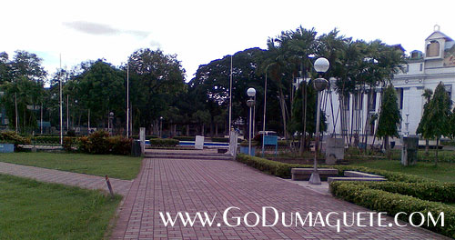 Aguino Freedom Park at the Negros Oriental Provincial Capitol Building