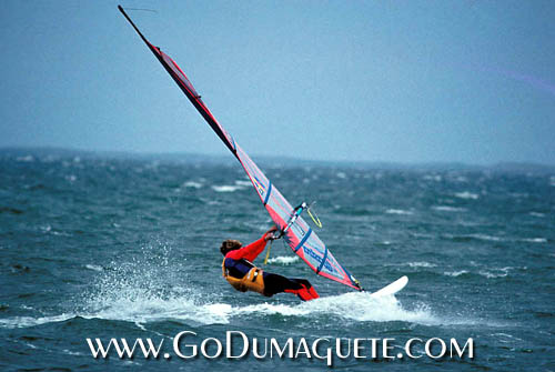 Windsurfing is available in Siaton, Negros Oriental